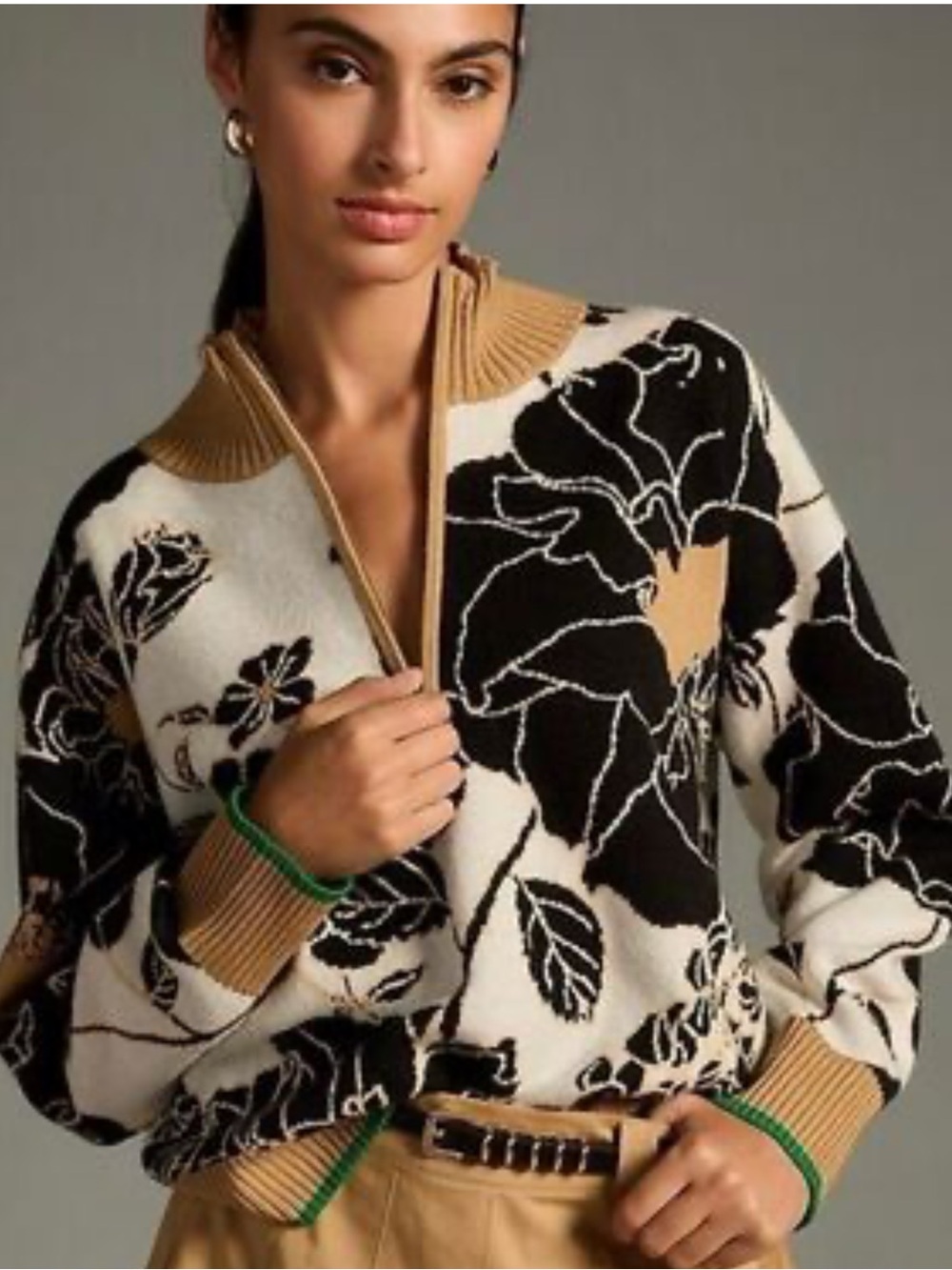 Maeve by Anthro Montana Mock Neck Sweater